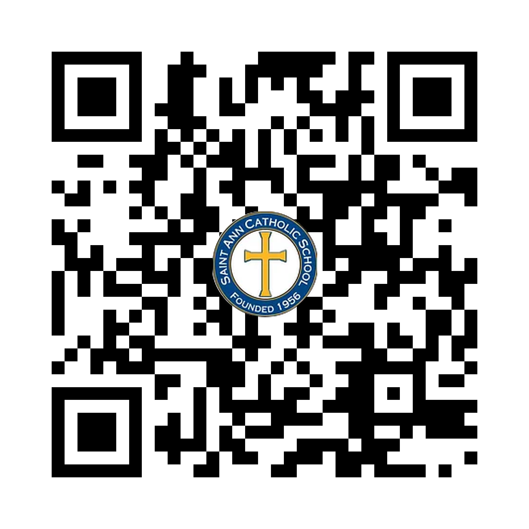 QR code for St. Ann Catholic School