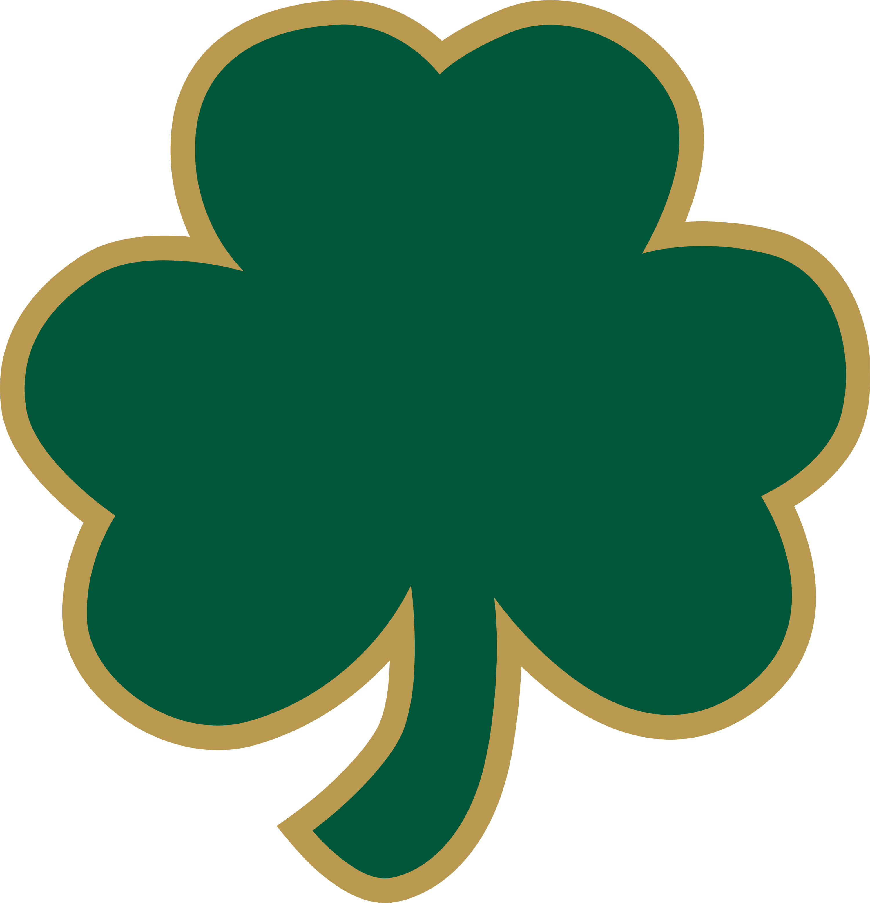 St. Patrick shamrock logo